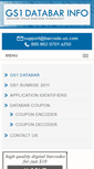 Mobile Screenshot of databar-barcode.info